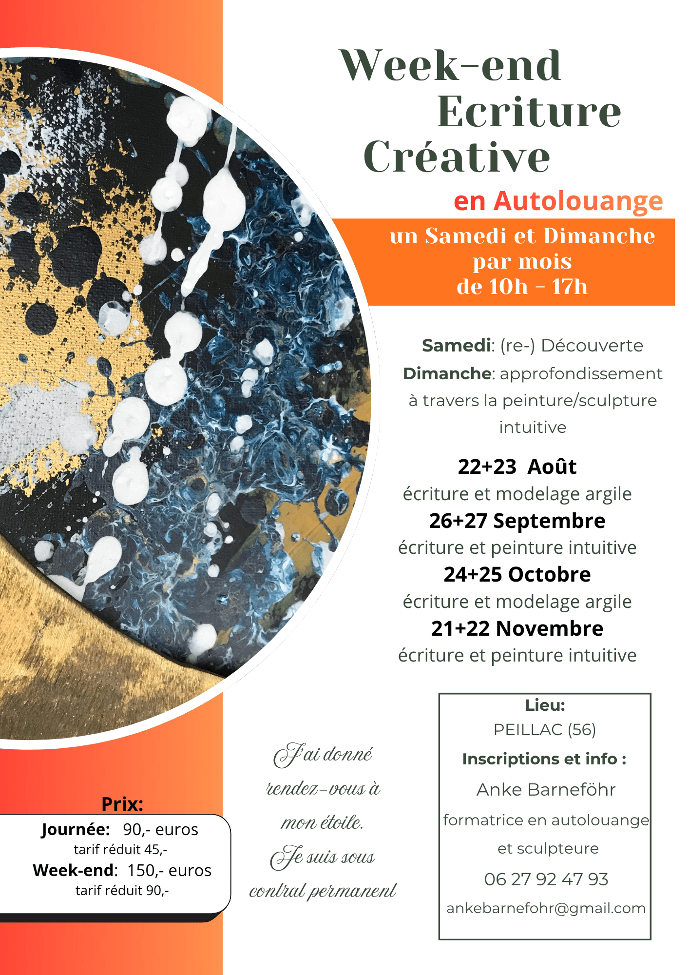 Atelier écriture créative