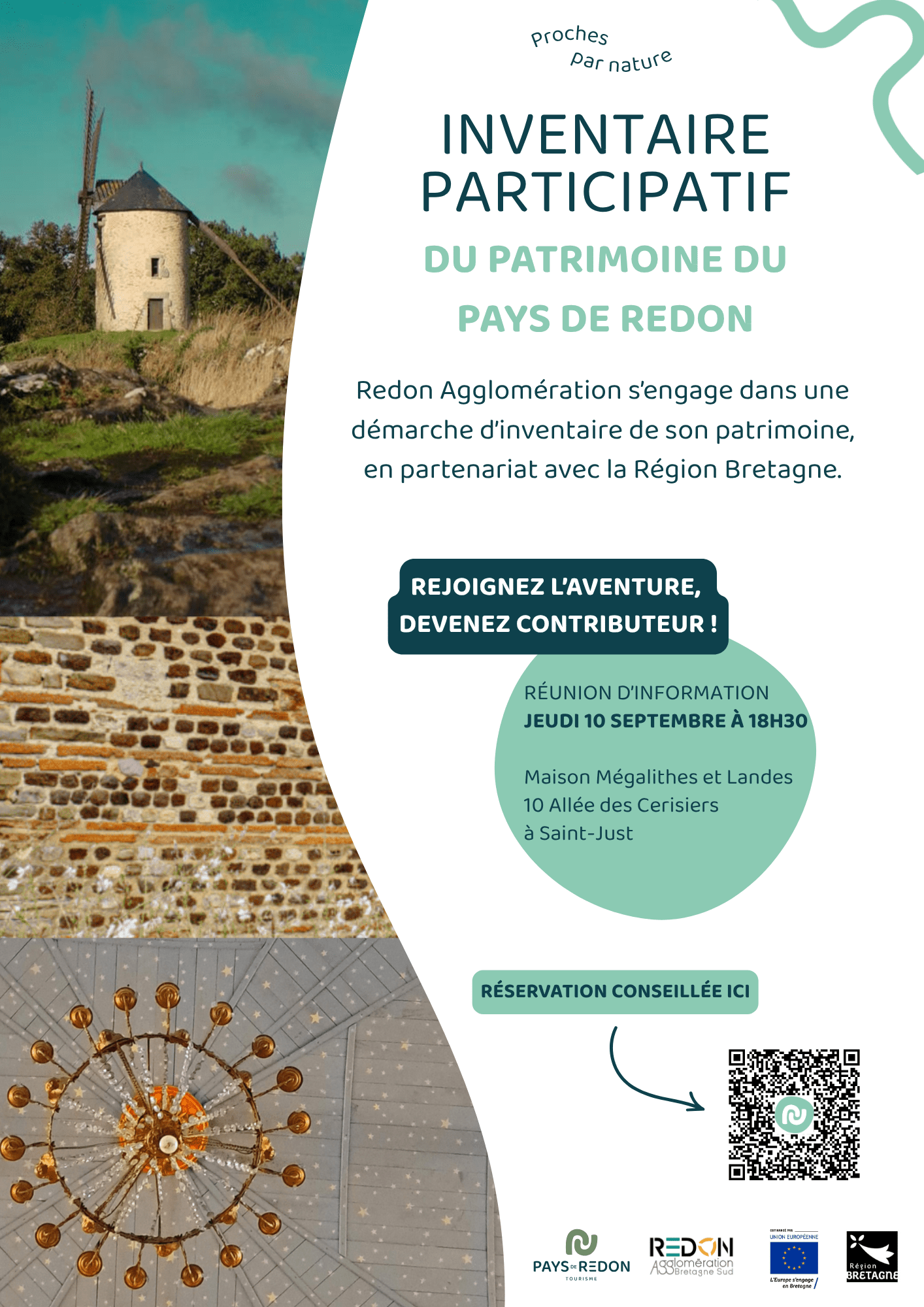 Réunion d'information : inventaire participatif du patrimoine du Pays de Redon