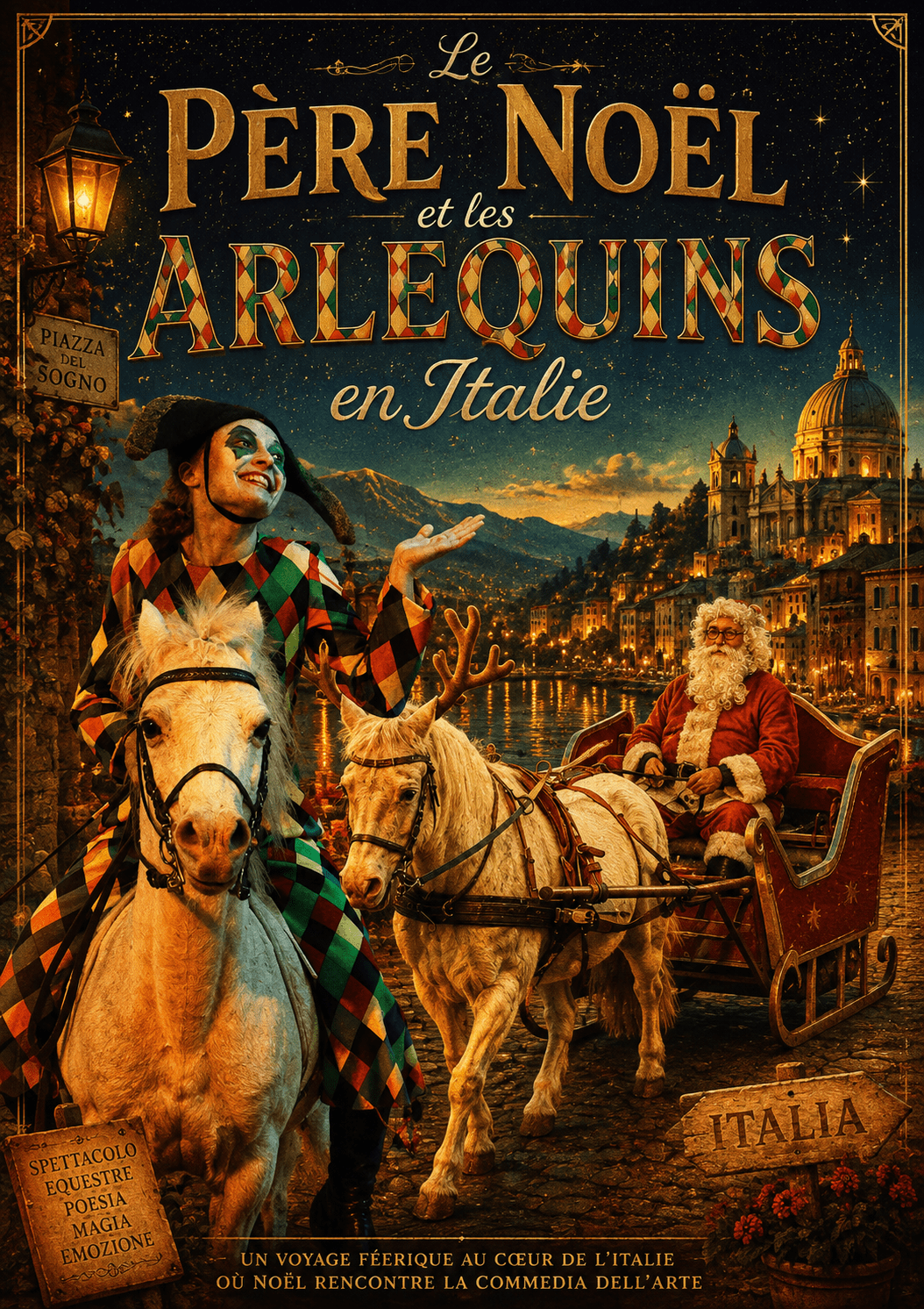 Le Père Noël et les Arlequins en Italie (création 2026)