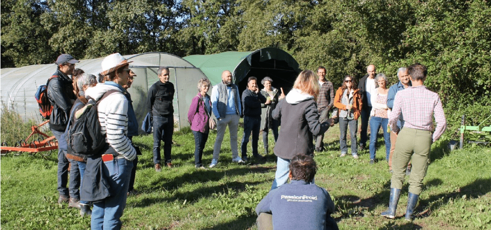 Visite de l'espace test agricole en maraichage de Théhillac