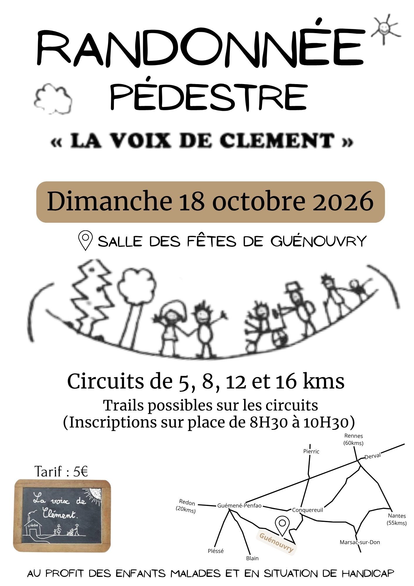 Randonnée pédestre La voix de Clément