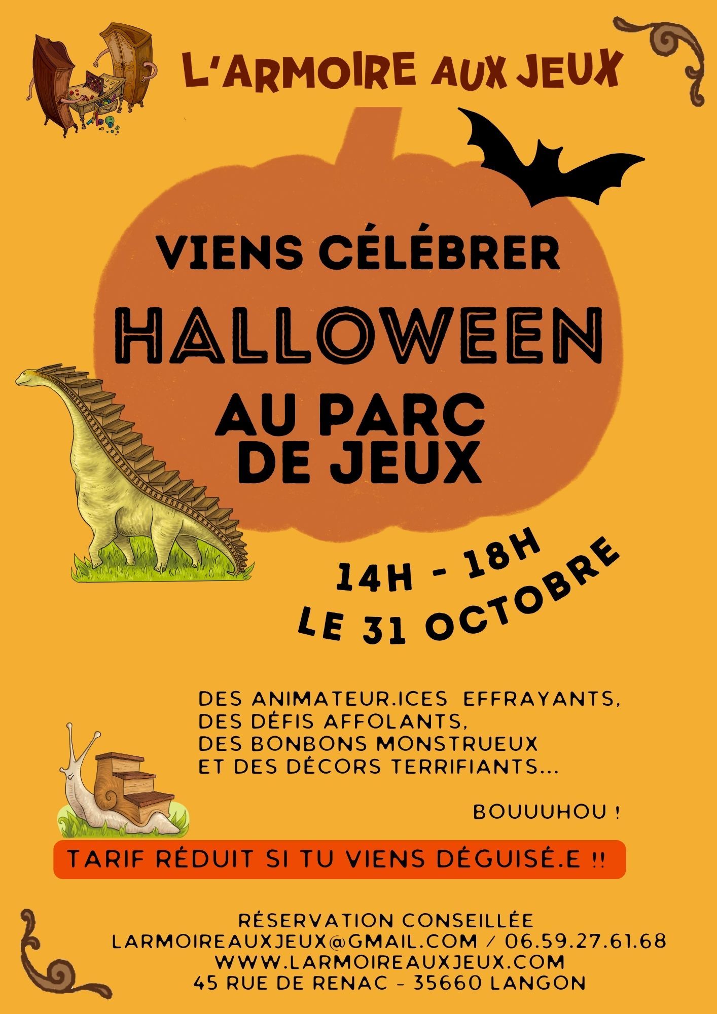 Halloween au parc de L'Armoire aux Jeux