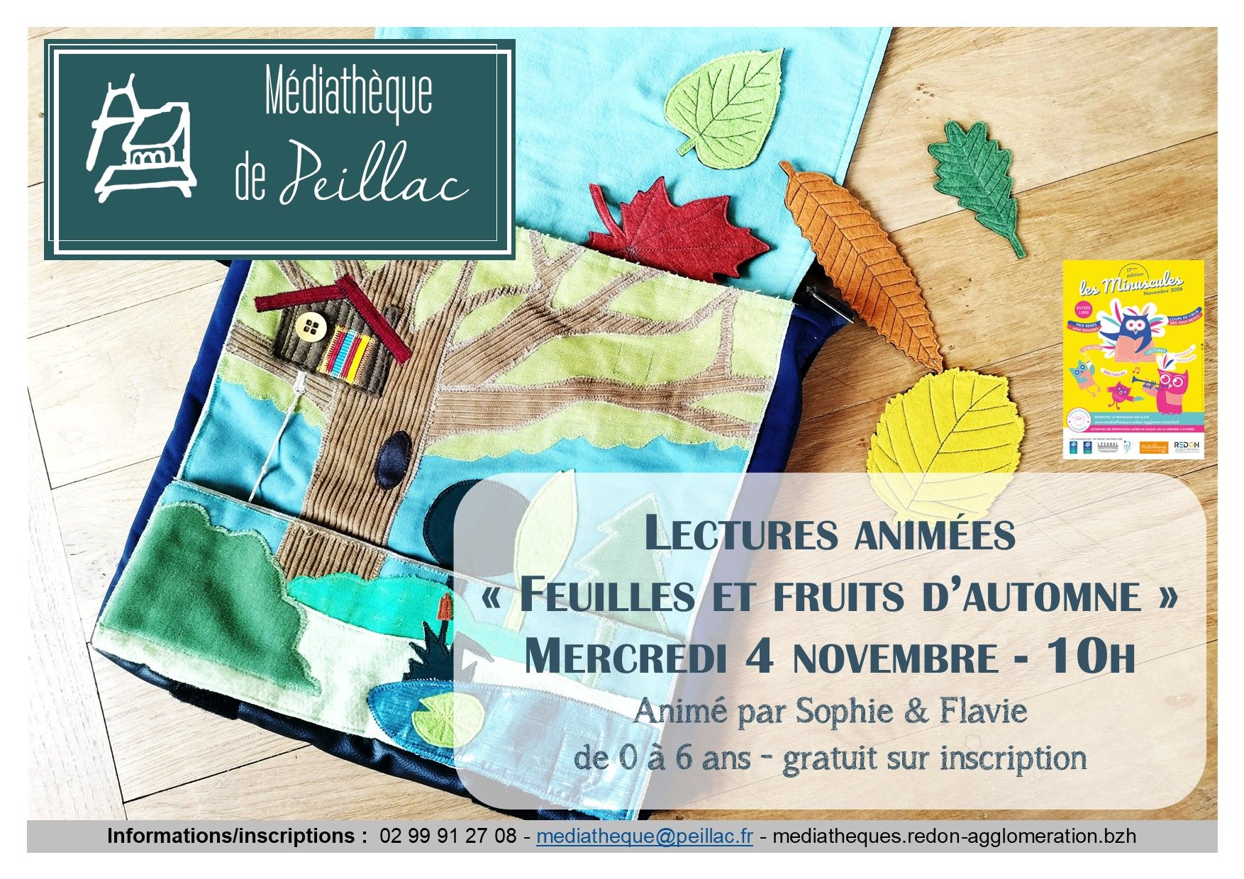 Lecture animée "Feuilles et Fruits d'Automne"