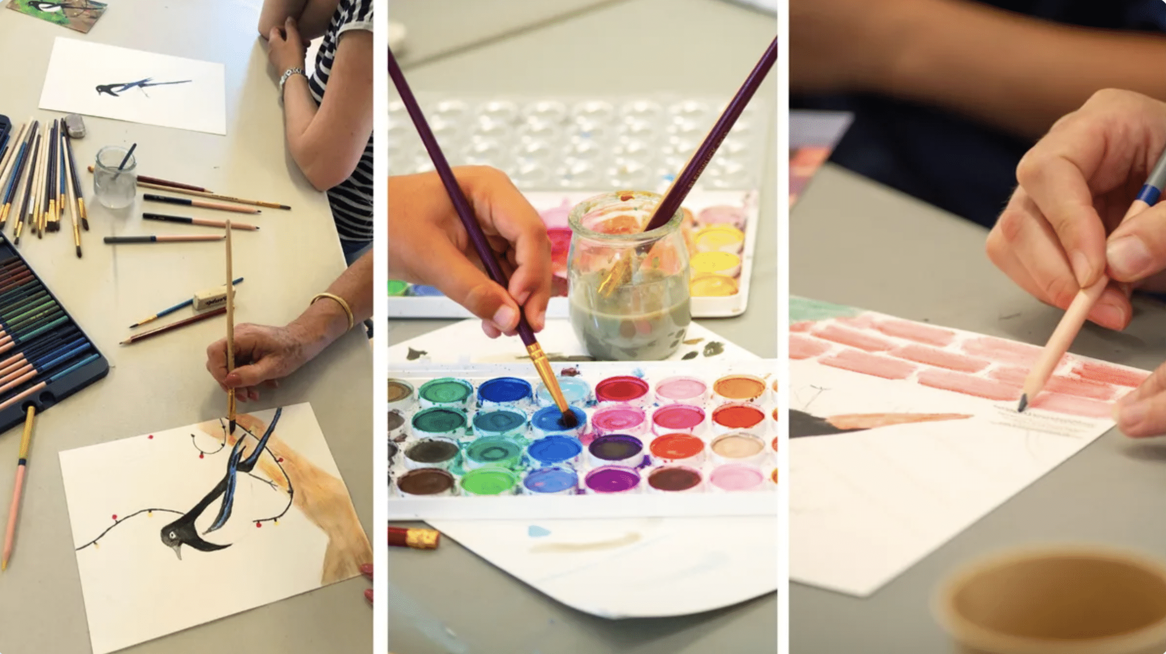 Cycle d'ateliers "Dessin plaisir" au Make it Club avec Léna Mazilu