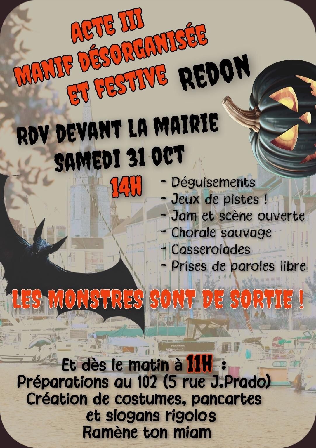 ACTE III - Manif désorganisée et festive